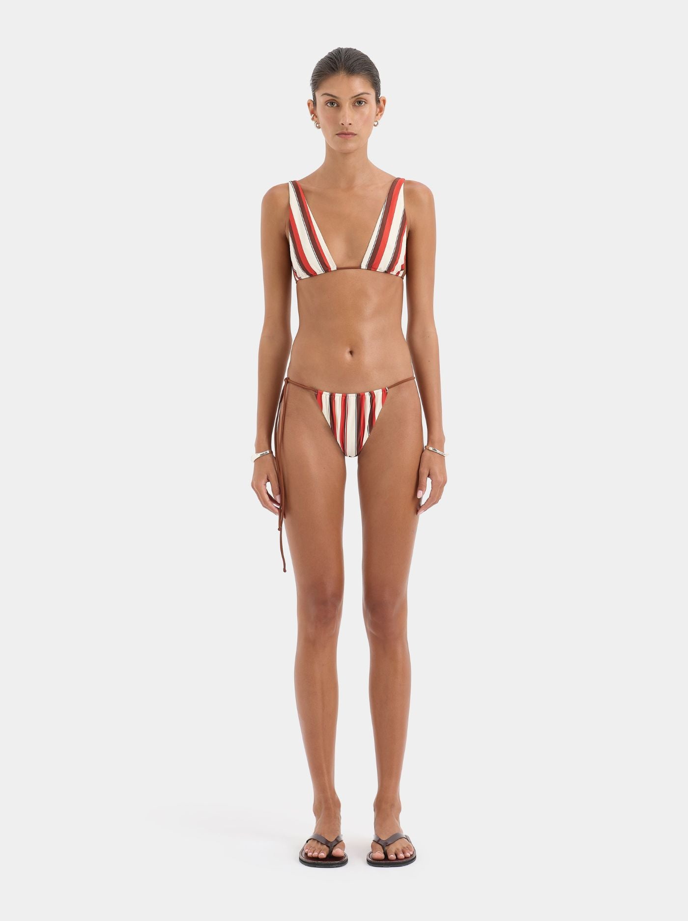 Braguita de Bikini Brasileña Mujer Tiro Bajo