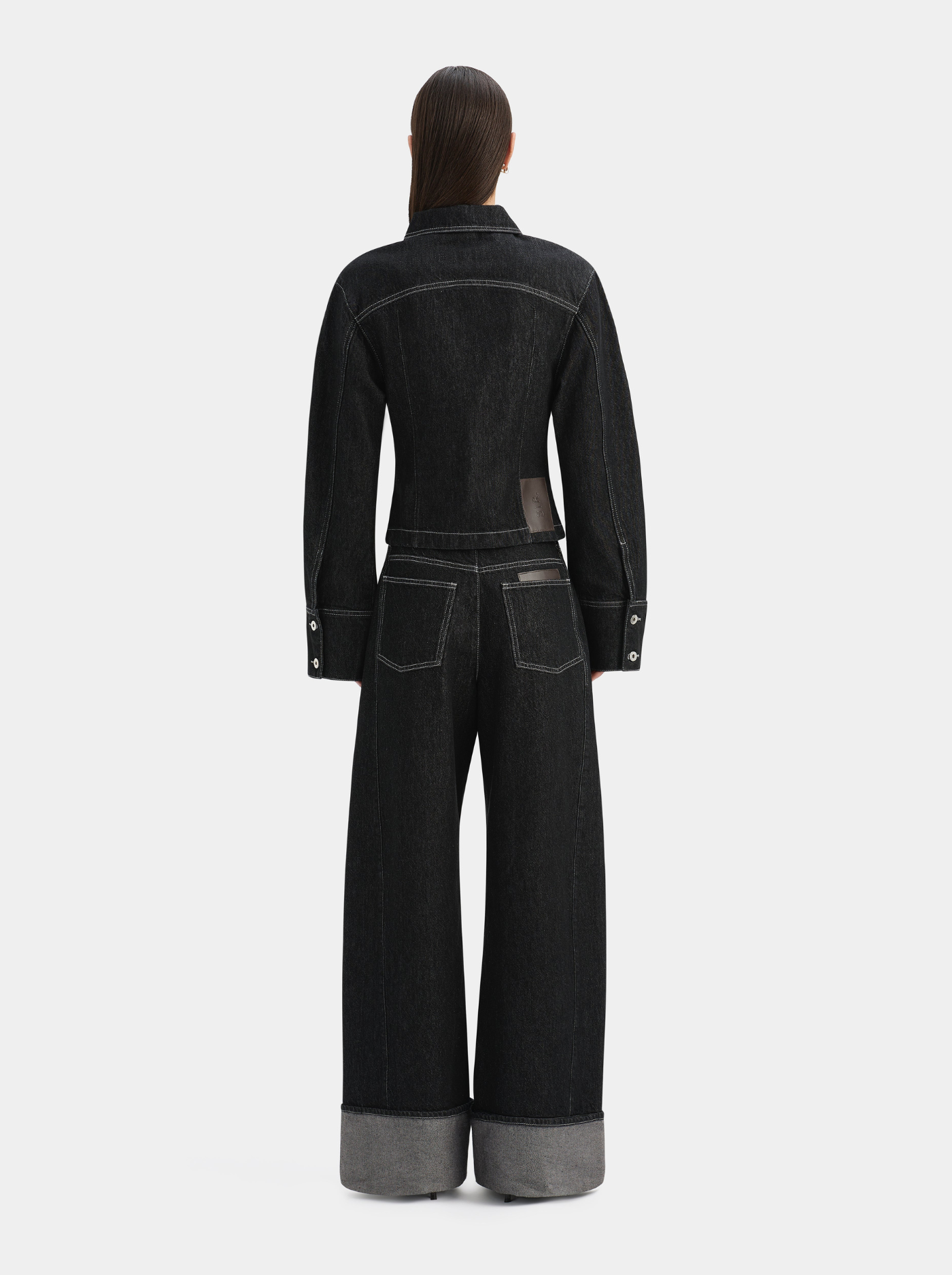 Chaqueta Vaquera Oversize Mujer Mangas Cocoon