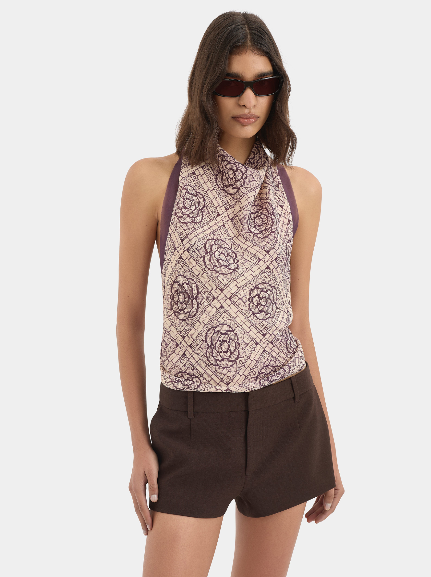 Short Sastre Mini Mujer Tejido de Traje