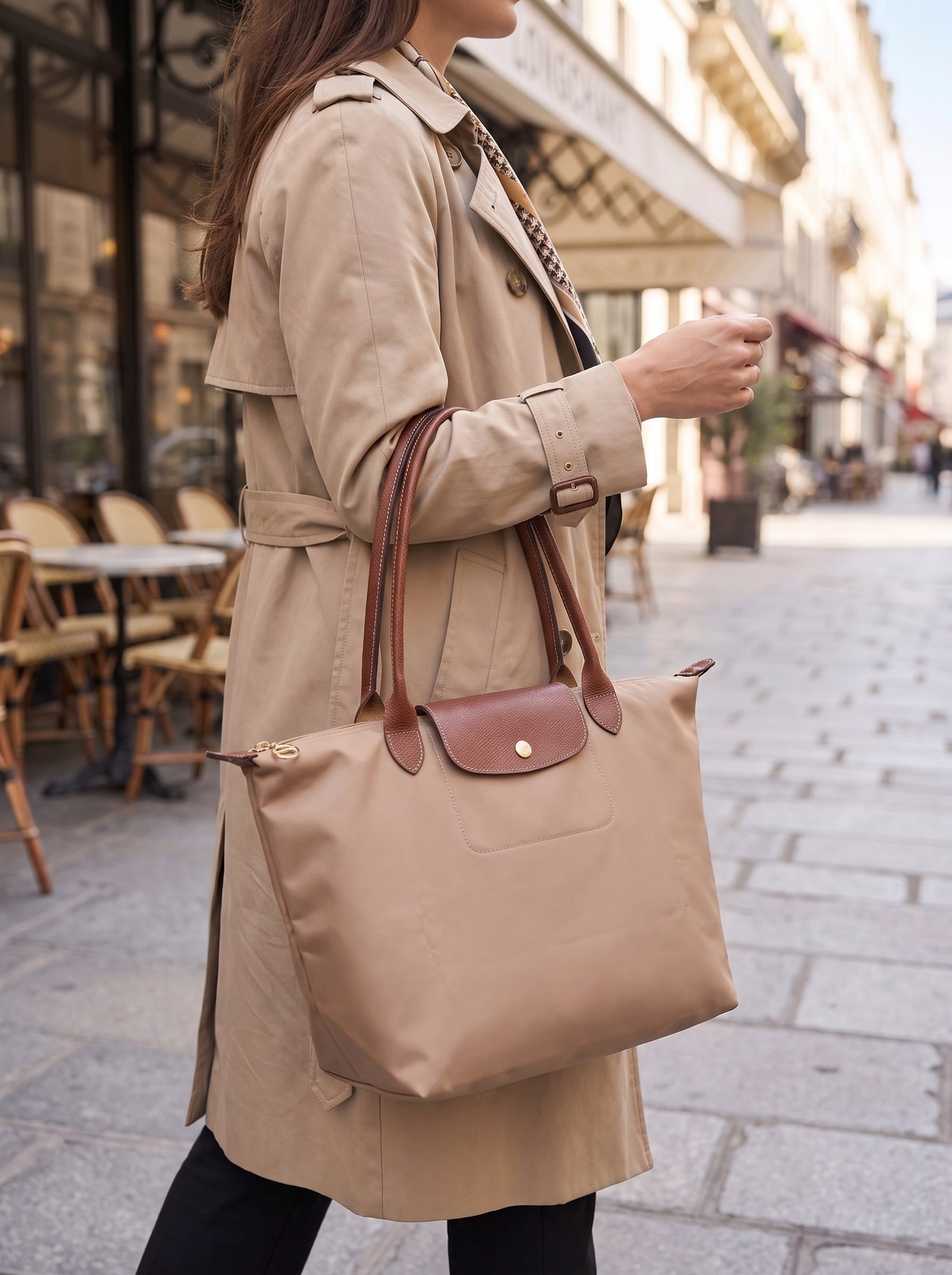 Bolso Tote Clásico de Piel Mujer Silueta Estructurada